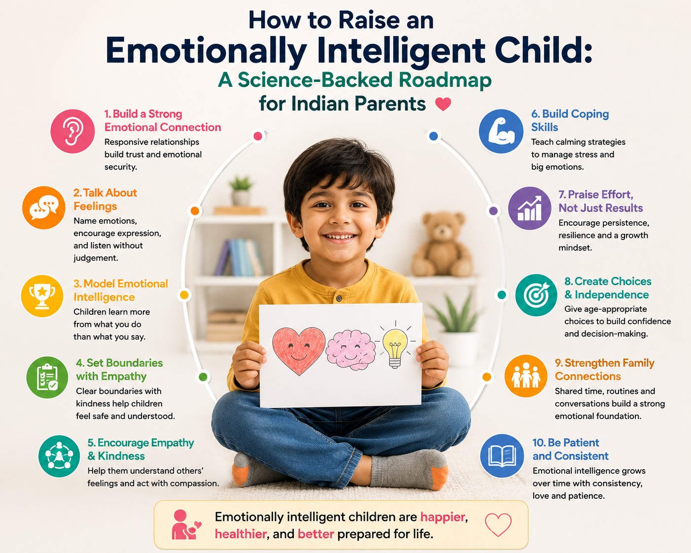 How to Raise an Emotionally Intelligent Child: A Science-Backed Roadmap for Indian Parents