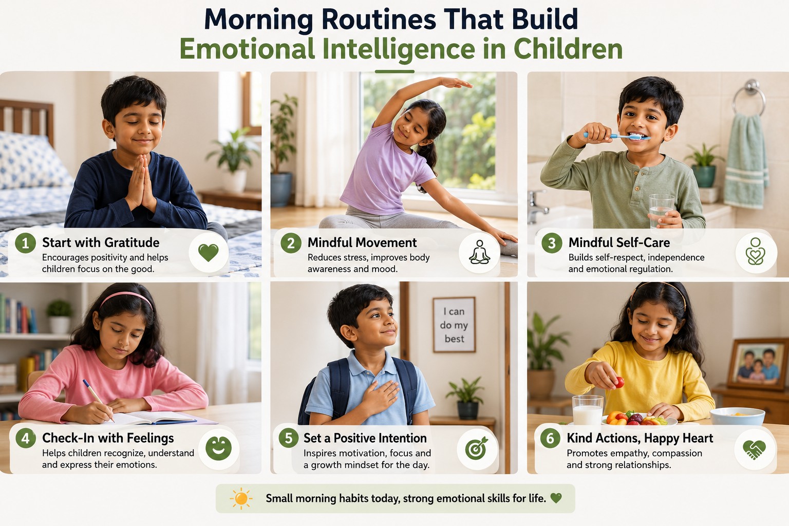 Morning Routines That Build Emotional Intelligence in Children (15-Minute Blueprint)