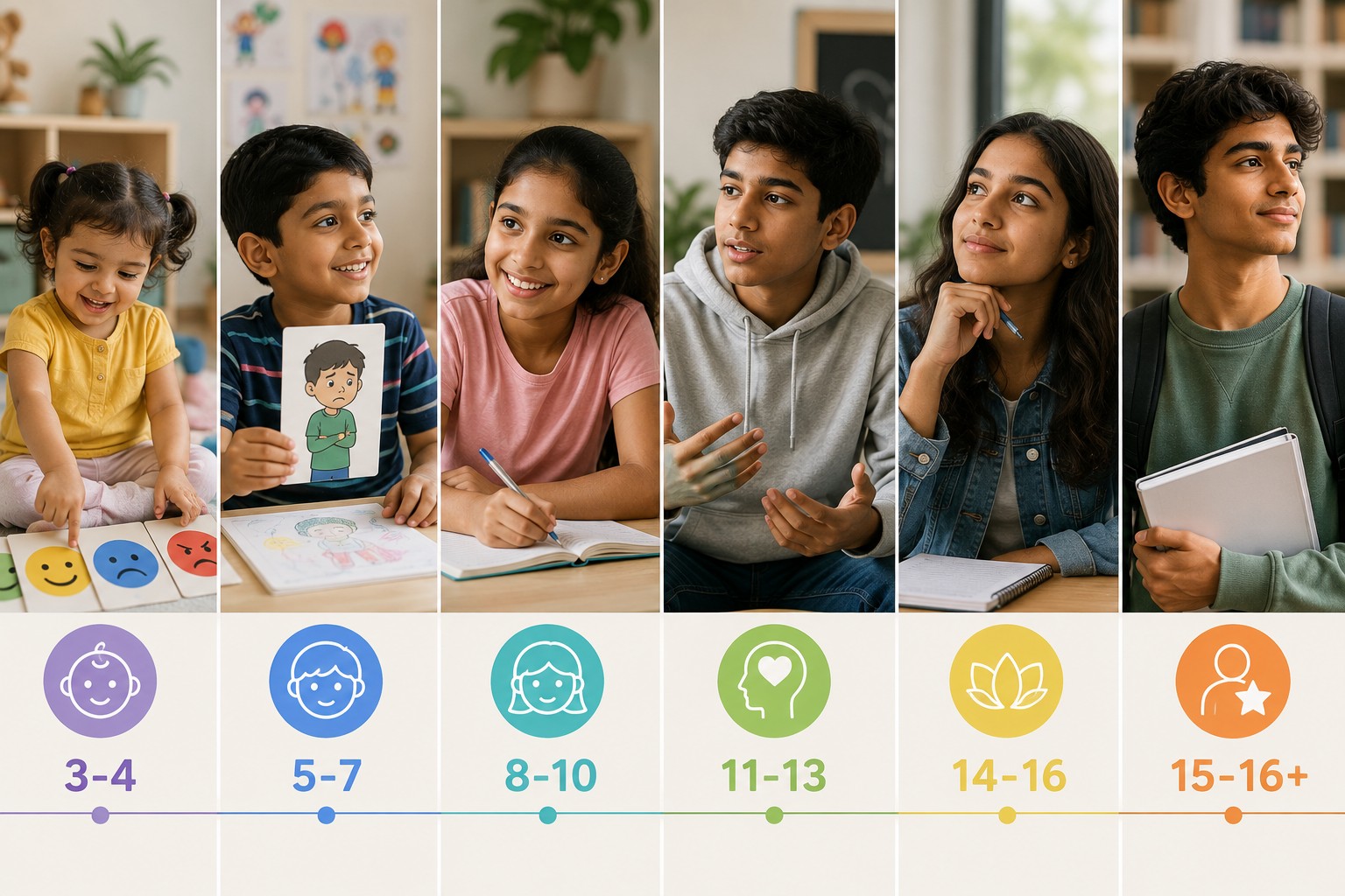 Teaching Children About Emotions: An Age-by-Age Guide from 3 to 16