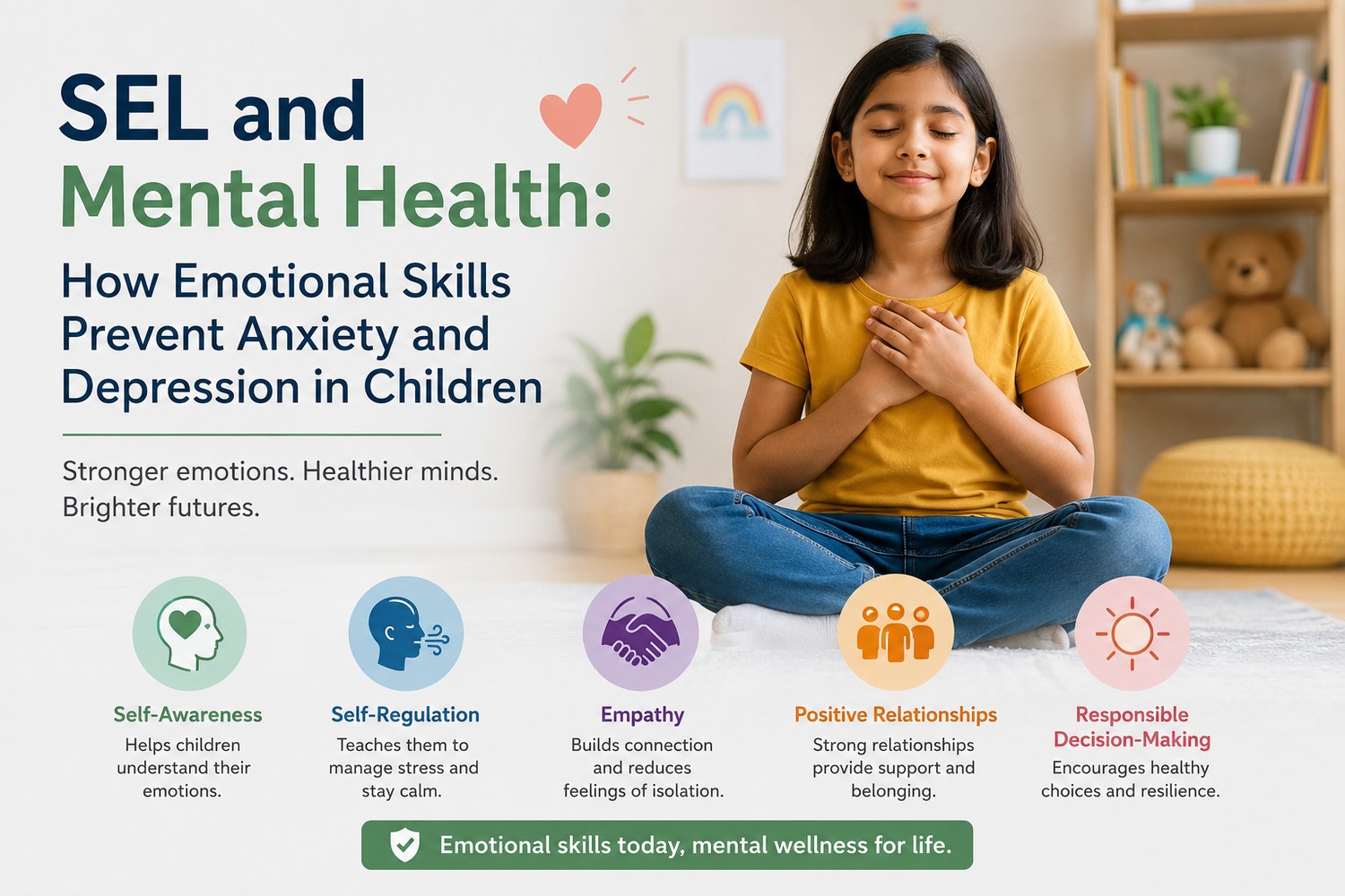 SEL and Mental Health: How Emotional Skills Prevent Anxiety and Depression in Children