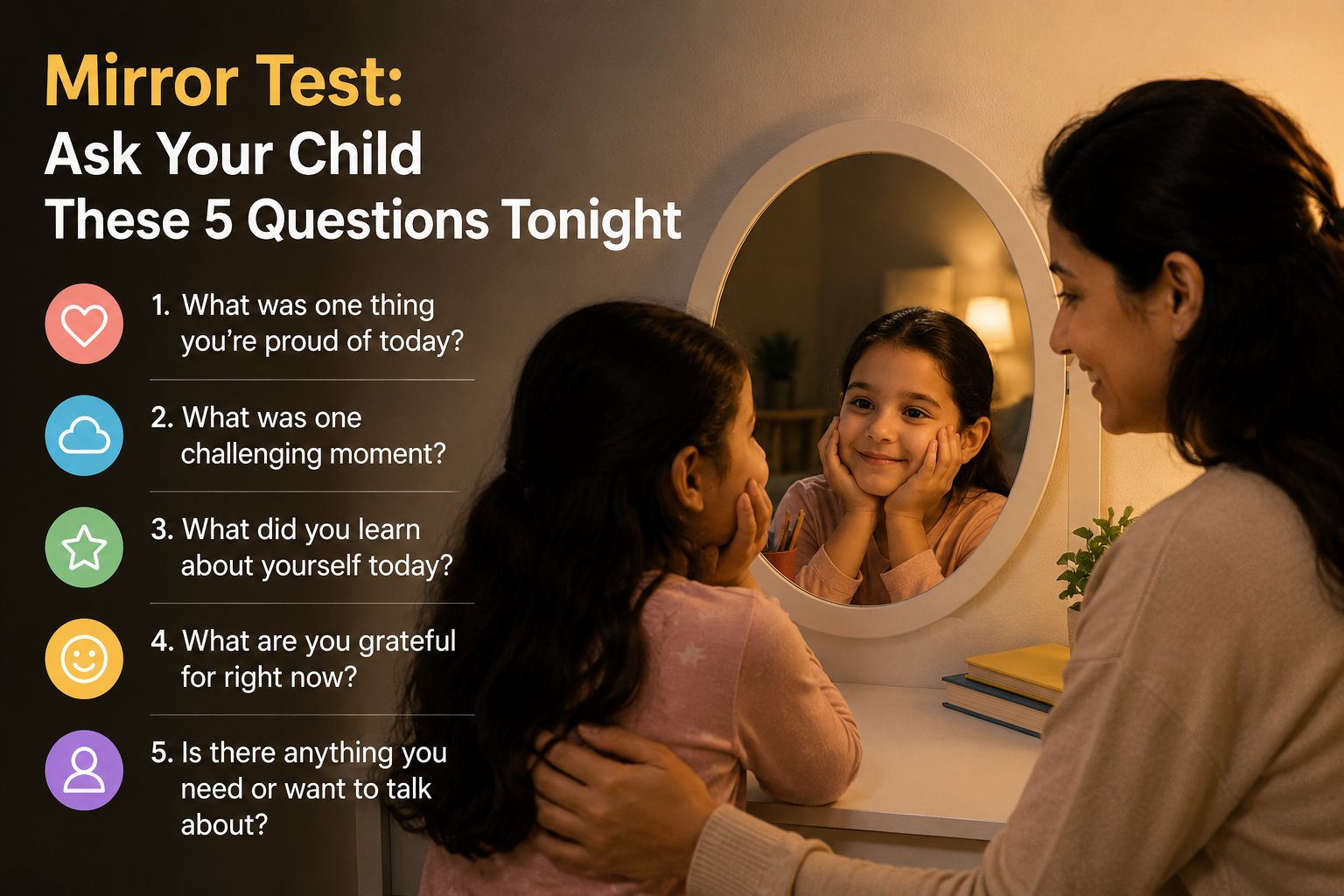 Mirror Test: Ask Your Child These 5 Questions Tonight - Their Answers Will Surprise You